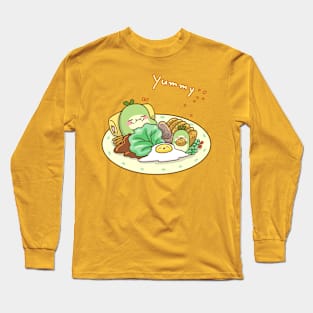 yummy and sleep Long Sleeve T-Shirt